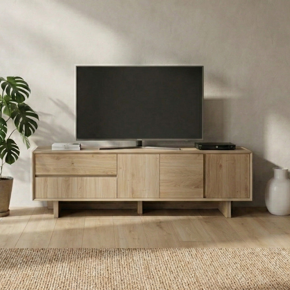 Έπιπλο Τηλεόρασης Capri Χρώμα Sapphire Oak 180x45x55