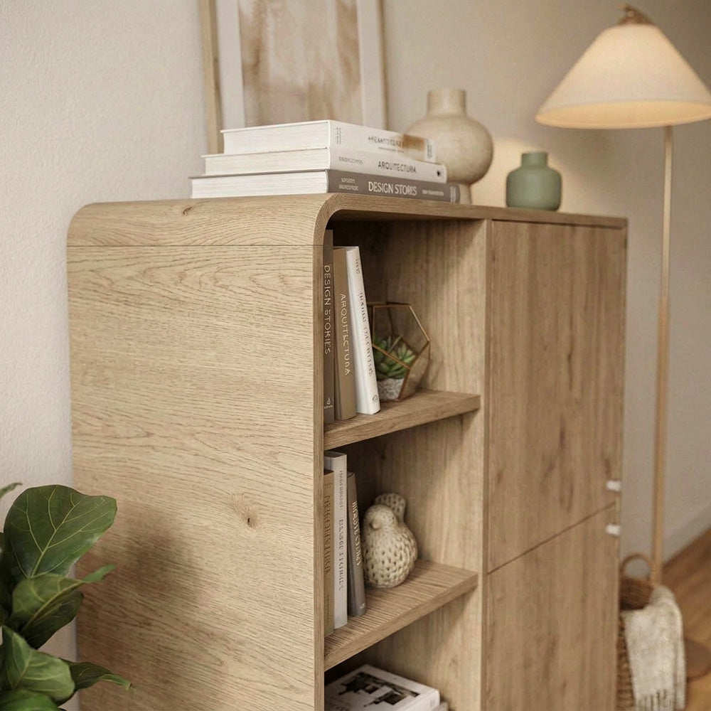 Μπουφές Colia Χρώμα Sepet Oak 85x44x120,4