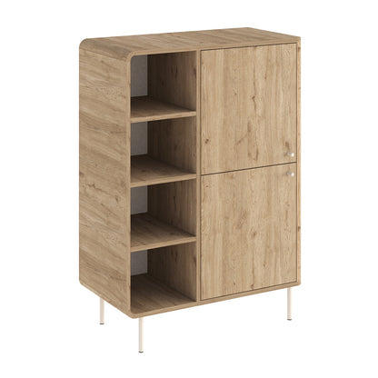 Μπουφές Colia Χρώμα Sepet Oak 85x44x120,4