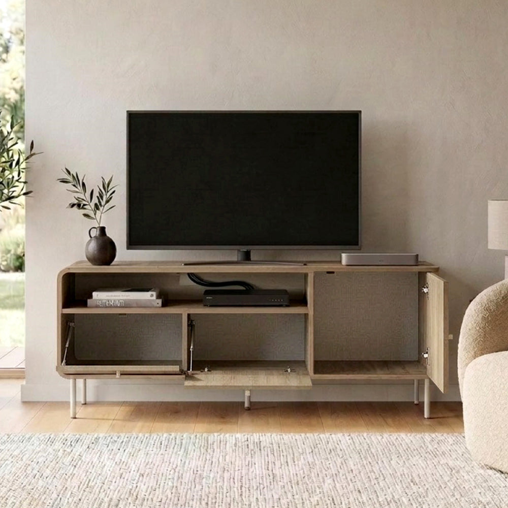 Έπιπλο Τηλεόρασης Colia Χρώμα Sepet Oak 140,3x34x55,7
