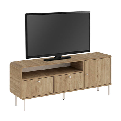 Έπιπλο Τηλεόρασης Colia Χρώμα Sepet Oak 140,3x34x55,7