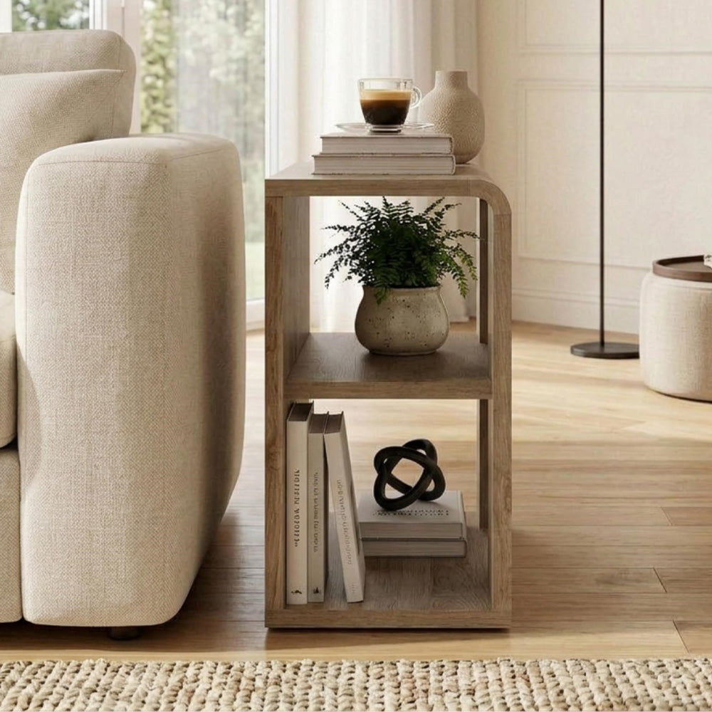 Τραπεζάκι Βοηθητικό Colia Χρώμα Sepet Oak 58x25x50