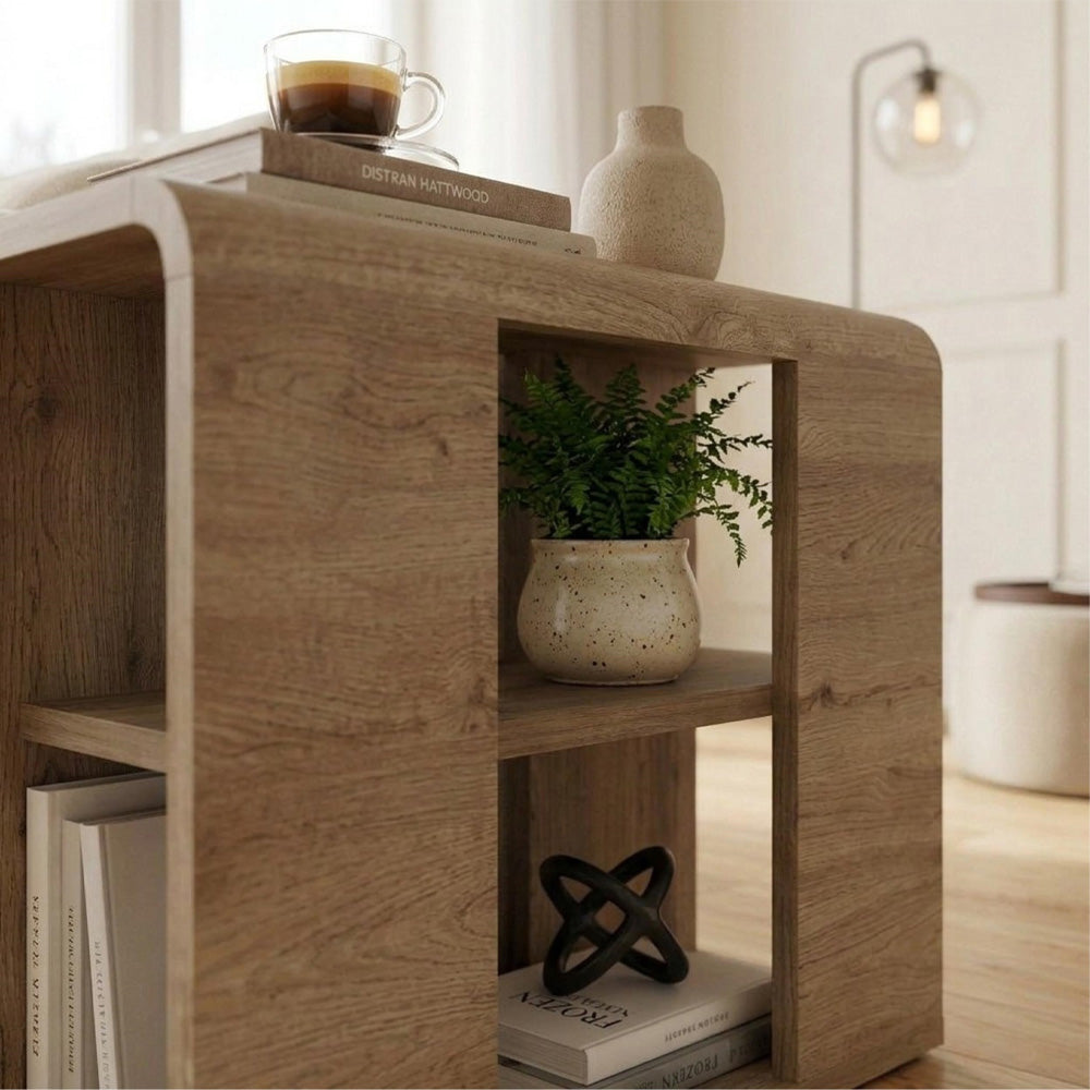 Τραπεζάκι Βοηθητικό Colia Χρώμα Sepet Oak 58x25x50