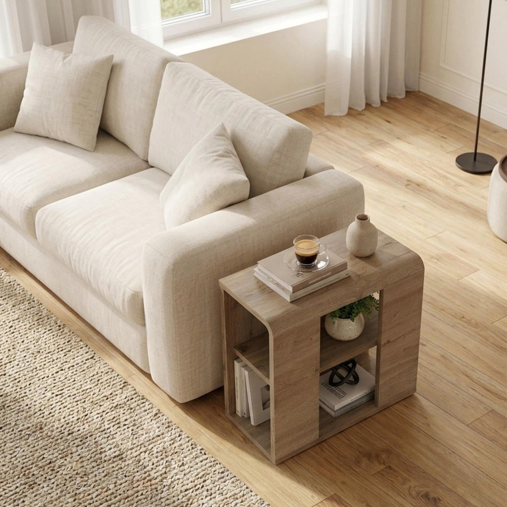 Τραπεζάκι Βοηθητικό Colia Χρώμα Sepet Oak 58x25x50