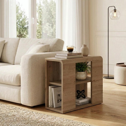 Τραπεζάκι Βοηθητικό Colia Χρώμα Sepet Oak 58x25x50