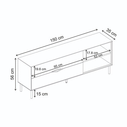 TV Cabinet Marquise Sandstone Color 150x35x56