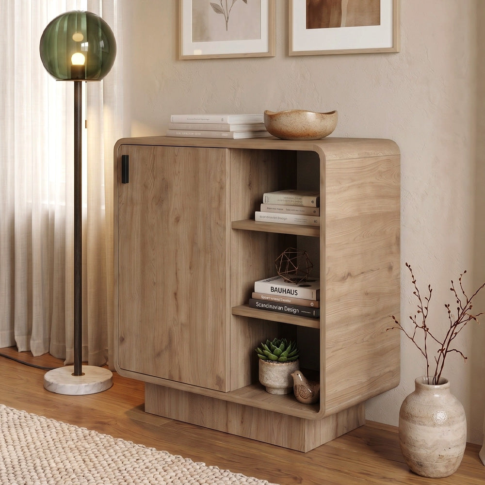 Μπουφές Rovel Χρώμα Sepet Oak 80,3x39x80,4