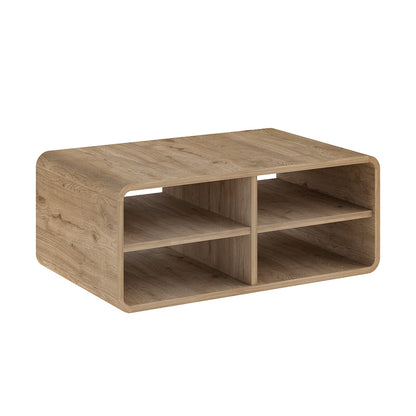 Τραπεζάκι Σαλονιού Rovel Χρώμα Sepet Oak 80,3x50x32,5