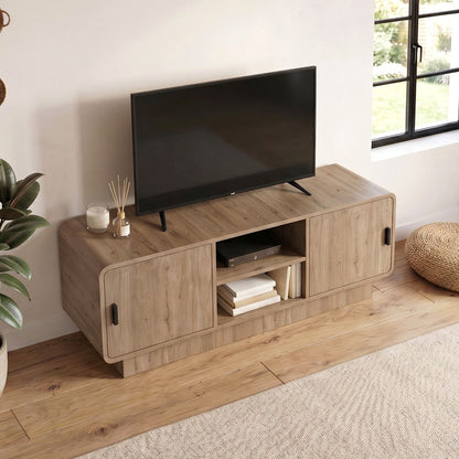 Έπιπλο Τηλεόρασης Rovel Χρώμα Sepet Oak 140,3x39x50