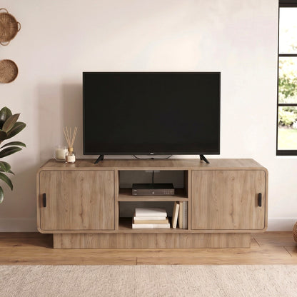 Έπιπλο Τηλεόρασης Rovel Χρώμα Sepet Oak 140,3x39x50