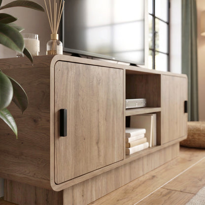 Έπιπλο Τηλεόρασης Rovel Χρώμα Sepet Oak 140,3x39x50
