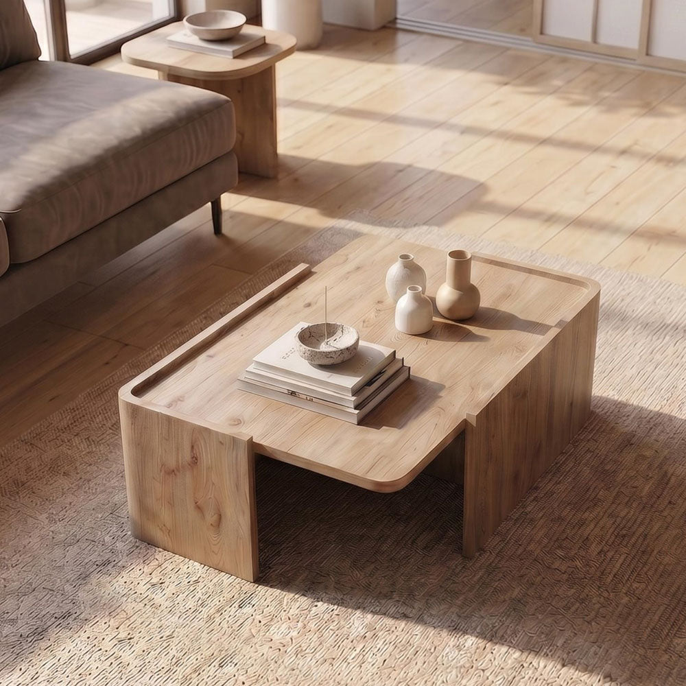 Τραπεζάκι Σαλονιού Bora Χρώμα Sepet Oak 82x52x28,5