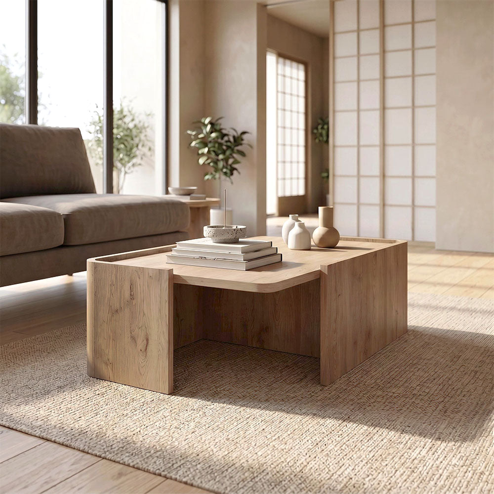 Τραπεζάκι Σαλονιού Bora Χρώμα Sepet Oak 82x52x28,5