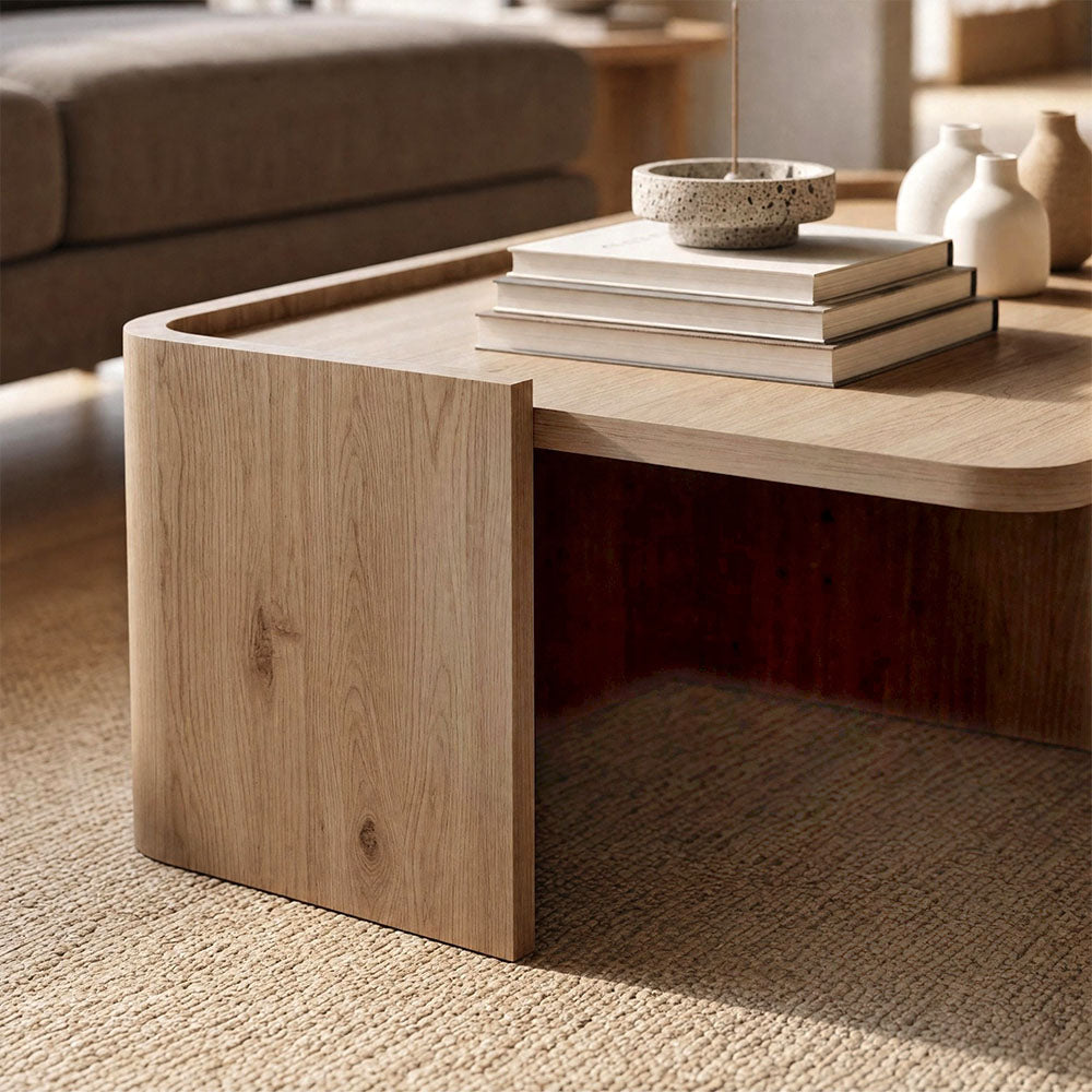 Τραπεζάκι Σαλονιού Bora Χρώμα Sepet Oak 82x52x28,5