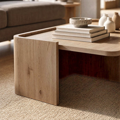 Τραπεζάκι Σαλονιού Bora Χρώμα Sepet Oak 82x52x28,5