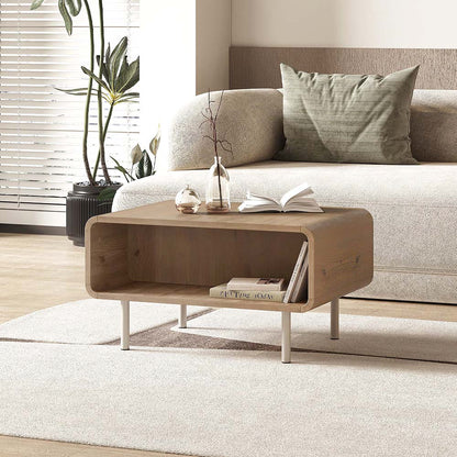 Τραπεζάκι Σαλονιού Draen Χρώμα Sepet Oak 70,3x50x38,7