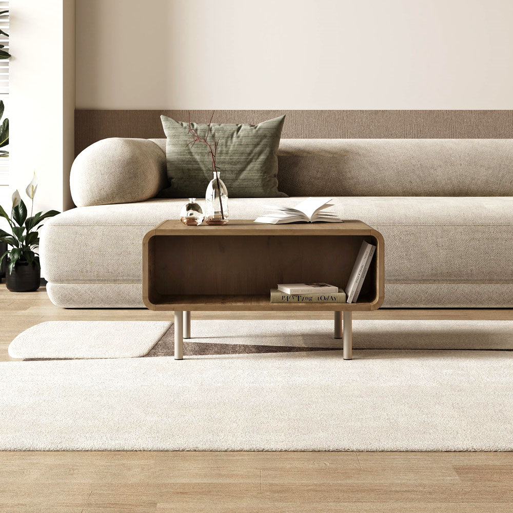 Τραπεζάκι Σαλονιού Draen Χρώμα Sepet Oak 70,3x50x38,7