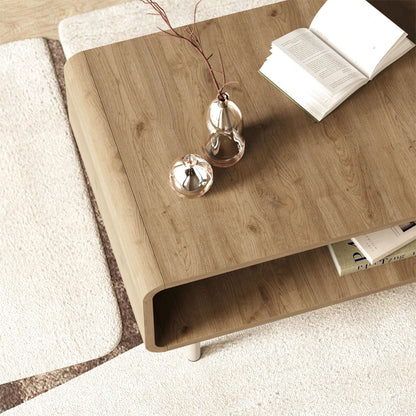 Τραπεζάκι Σαλονιού Draen Χρώμα Sepet Oak 70,3x50x38,7
