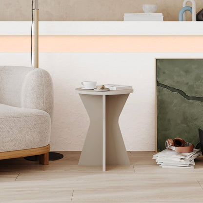 Τραπεζάκι Βοηθητικό Lisa Χρώμα Sandstone Ø40x51,8
