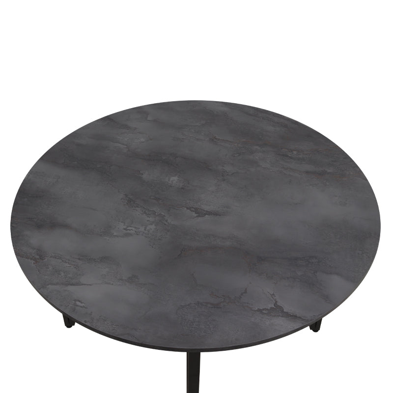 Τραπέζι Zeno Χρώμα Σκούρο Γκρι Σκυροδέματος Ø110x73,5