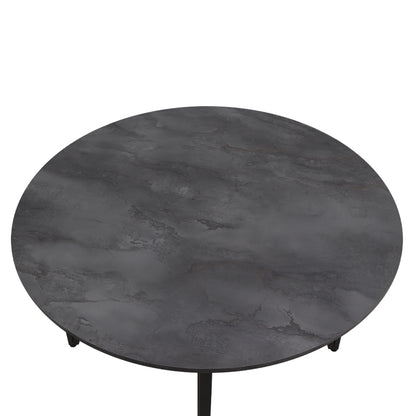 Τραπέζι Zeno Χρώμα Σκούρο Γκρι Σκυροδέματος Ø110x73,5
