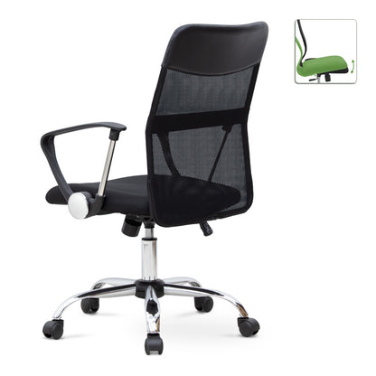 Καρέκλα Γραφείου Franco Με Ύφασμα Mesh Χρώμα Μαύρο 59X57X95/105