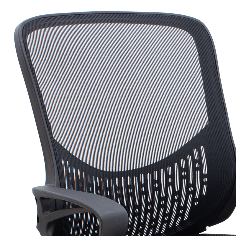 Καρέκλα Γραφείου Freda με Ύφασμα Mesh Χρώμα Μαύρο 65x65x90/100