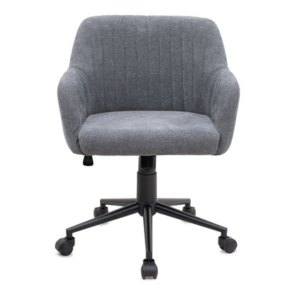 Καρέκλα Γραφείου Alice Υφασμάτινη Χρώμα Γκρι 61x61x80/90