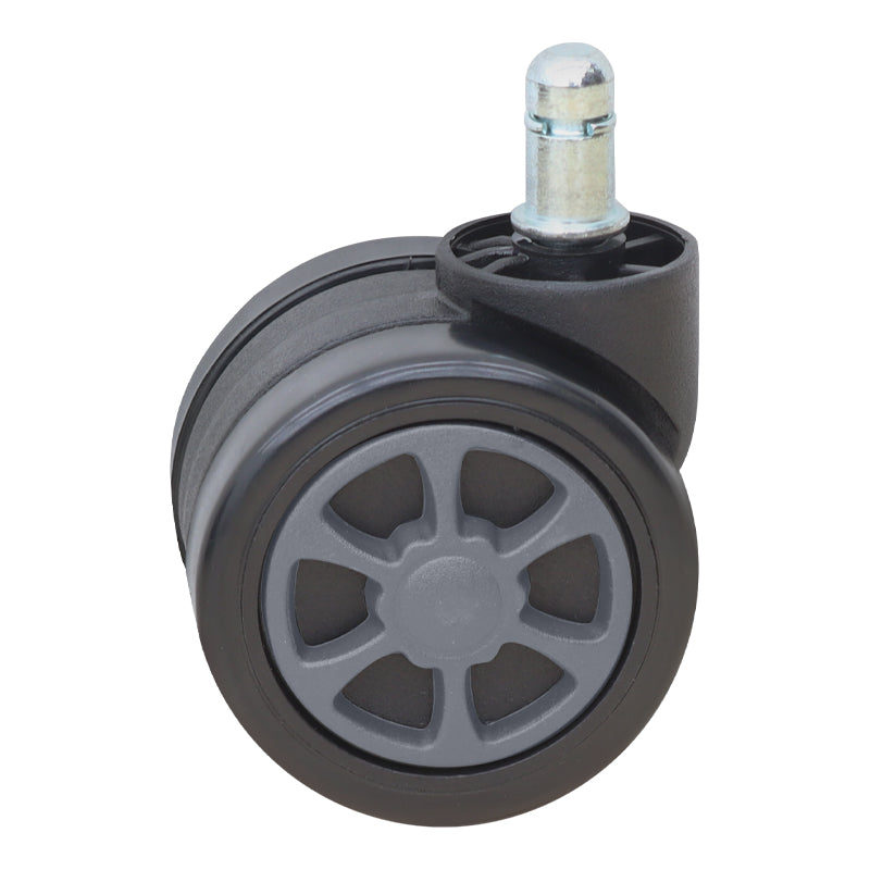 Ανταλλακτικά Ροδάκια για Καρέκλες Γραφείου Σετ 5 Τμχ Χρώμα Μαύρο - Γκρι