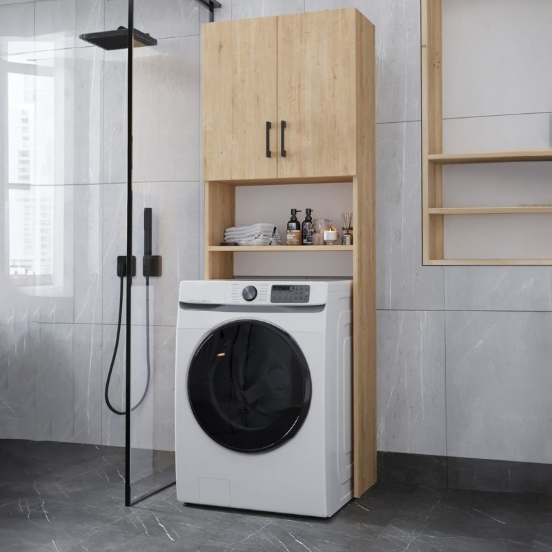 Έπιπλο Πλυντηρίου Holton Χρώμα Sapphire Oak 65,5x30x180