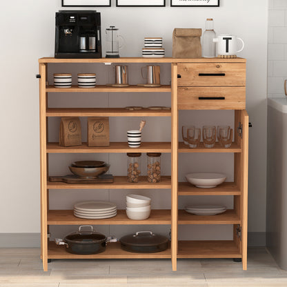 Παπουτσοθήκη - Ντουλάπι Polly Χρώμα Pine Oak 108x35x108