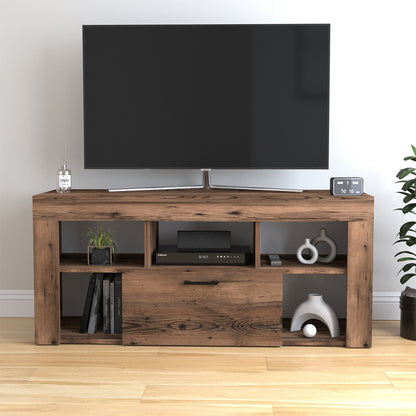 Έπιπλο Τηλεόρασης Midili Χρώμα Καπνιστή Καρυδιά 135x42x60,7