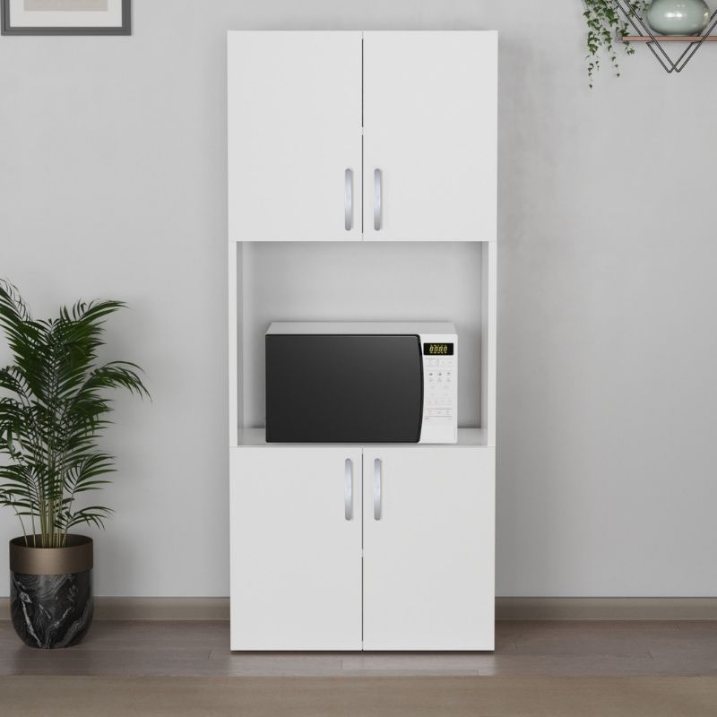 Ντουλάπα Κουζίνας Armado Χρώμα Λευκό 60x32x140