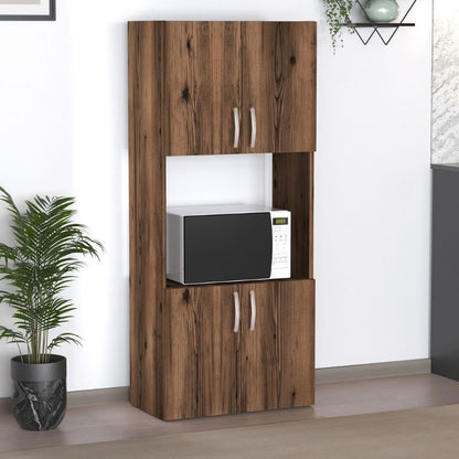 Ντουλάπα Κουζίνας Armado Χρώμα Καπνιστή Καρυδιά 60x32x140