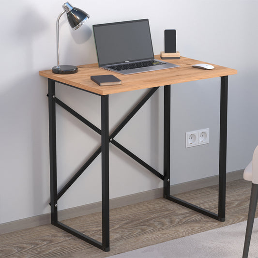 Γραφείο Εργασίας Verne Χρώμα Pine Oak 75x52x73,8