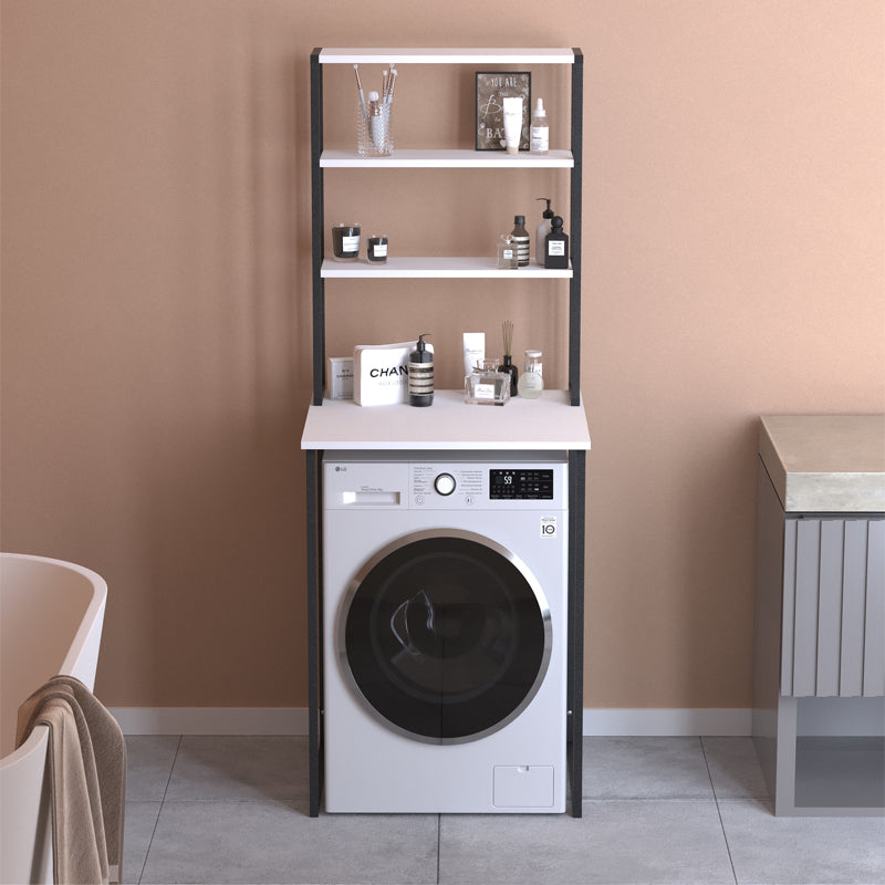 Έπιπλο Πλυντηρίου Bobby Χρώμα Λευκό 67x60x178