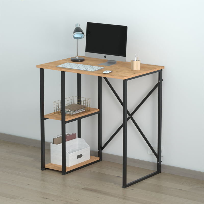 Γραφείο Εργασίας Verno Χρώμα Pine Oak 90x59,8x92,8