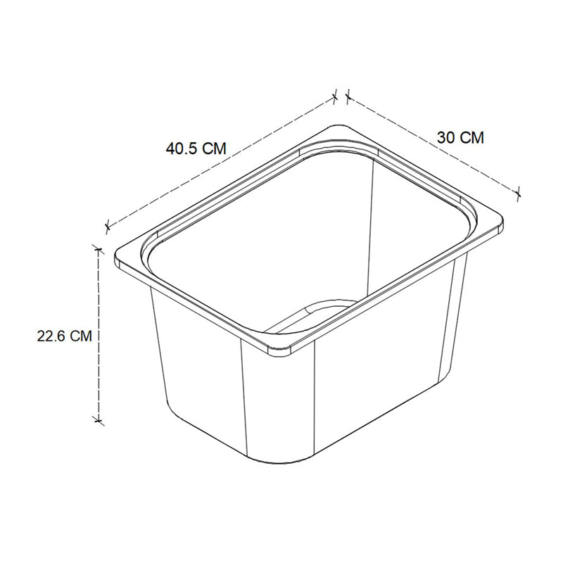 Συρταριέρα Κουζίνας - Μπάνιου Kayra I με 4 Συρτάρια Χρώμα Λευκό 45,3x29,7x116,3