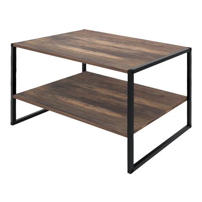 Τραπεζάκι Σαλονιού Giza Χρώμα Rustic Καρυδί 90,2x50,3x50,4