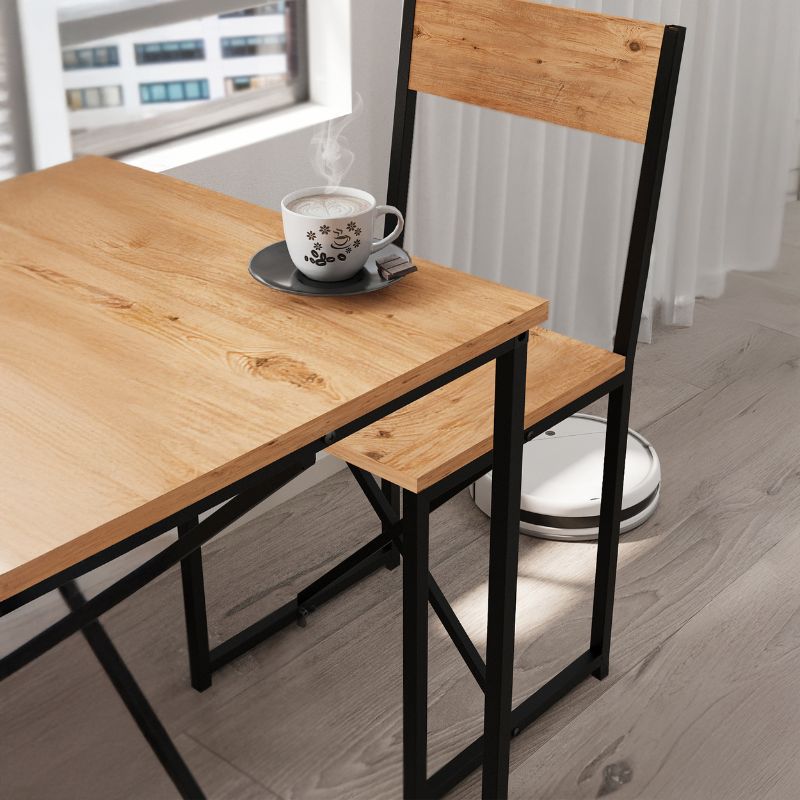 Τραπεζαρία Maysa Σετ 3 Τμχ Χρώμα Pine Oak 72,5x52,5x71,8