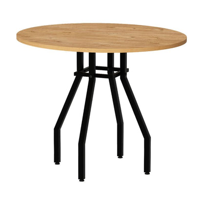 Τραπέζι Roma Χρώμα Pine Oak Ø80x75