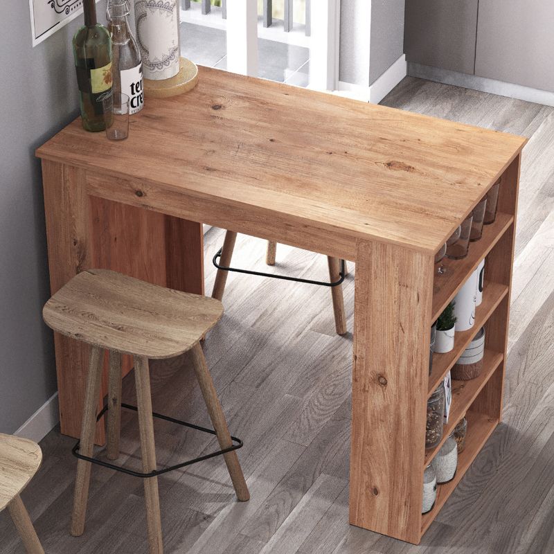 Τραπέζι Μπαρ Toska Χρώμα Pine Oak 112,2x64x91,8