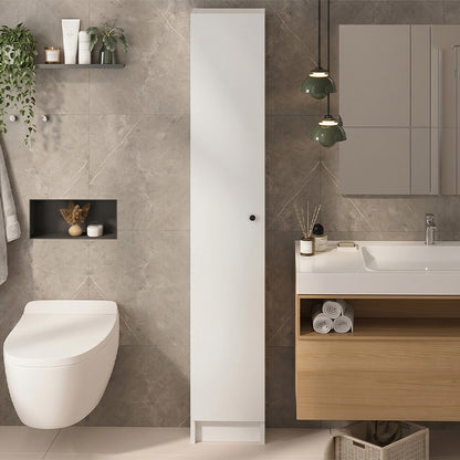 Kitchen - Bathroom Cabinet Buket White 29,8x32,1x175,2