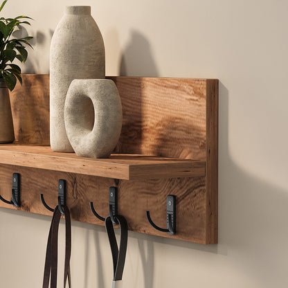 Kery Wall Hanger Pine Oak Colour 91x11x20