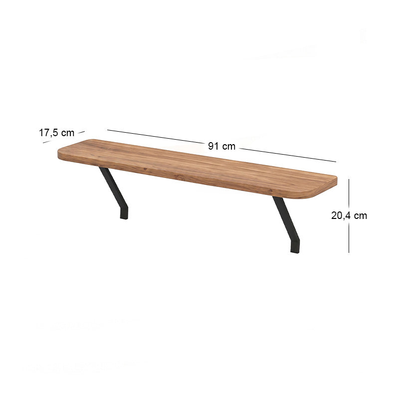 Wall Shelf Barca Color Pine Oak 91x17.5x20.4