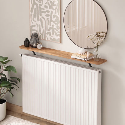 Barca Wall Shelf, Pine Oak, 120x17.5x20.4