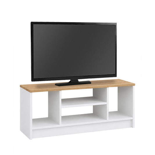 Έπιπλο Τηλεόρασης Bahama Χρώμα Λευκό - Sapphire Oak 120x35x46,5