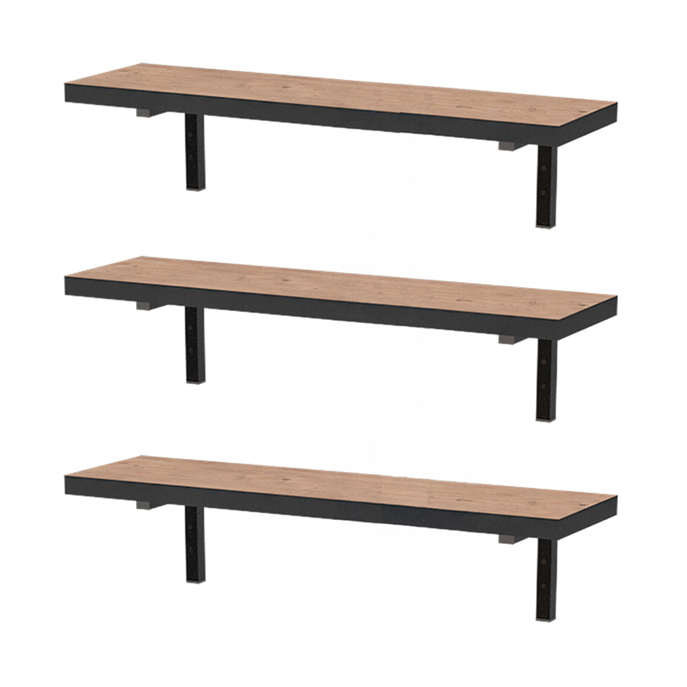 Ραφιέρα Τοίχου Versa 3 Τεμαχίων Χρώμα Pine Oak 80x19x17