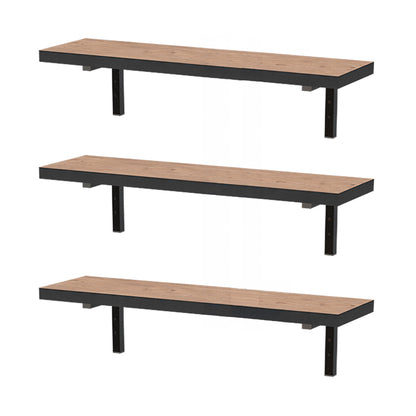 Ραφιέρα Τοίχου Versa 3 Τεμαχίων Χρώμα Pine Oak 80x19x17