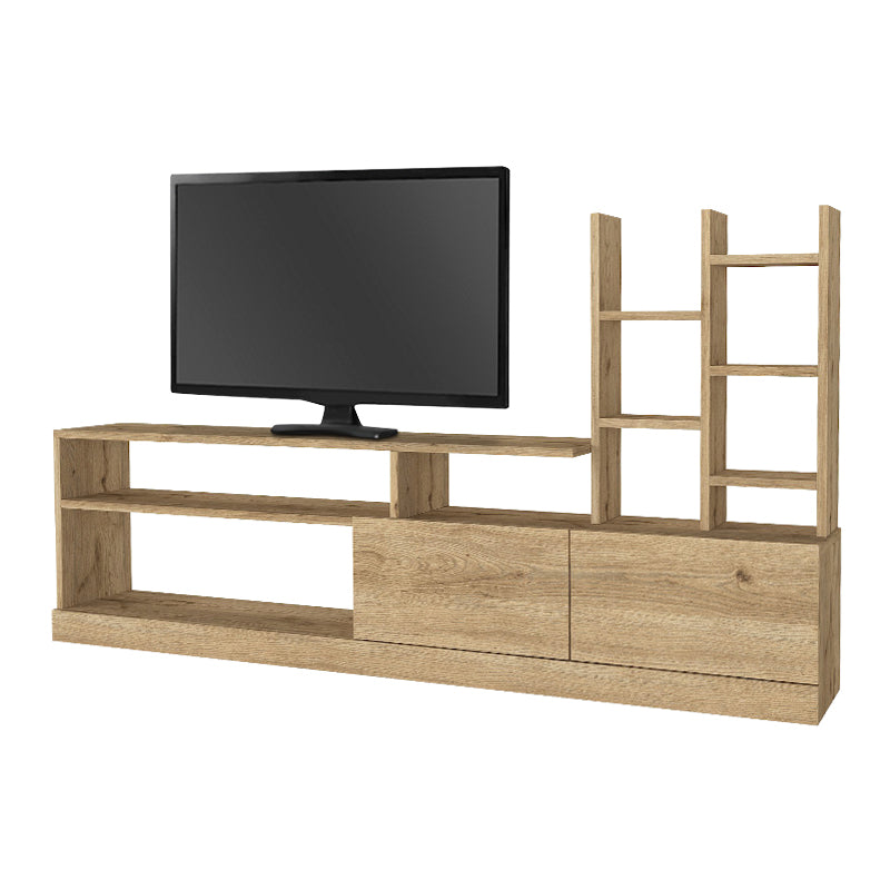 Σύνθεση Τηλεόρασης Pesaro Χρώμα Sepet Oak 165x25x91,3